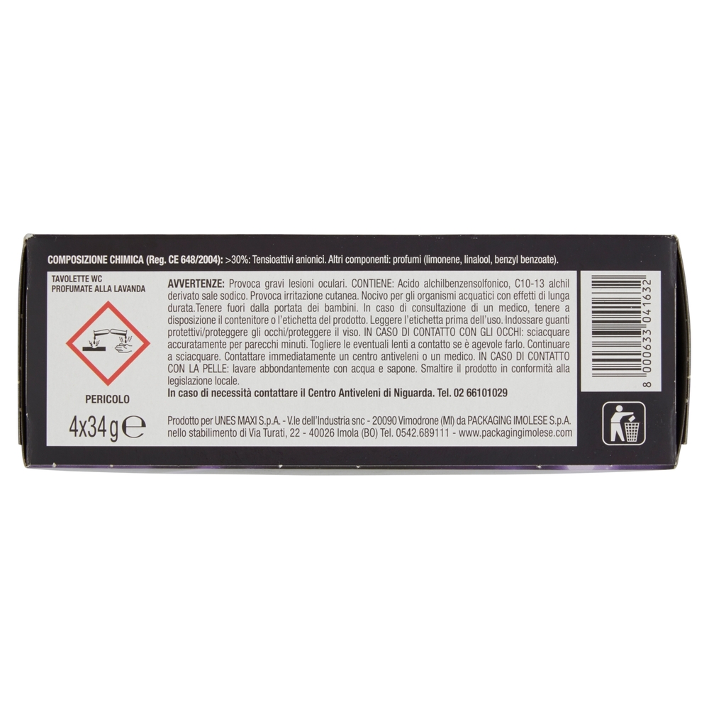 4 TAVOLETTE WC LAVANDA U! Confronta&Risparmia